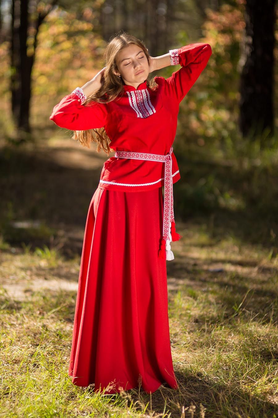 Underwear Women in Slavic costumes in Aomyn